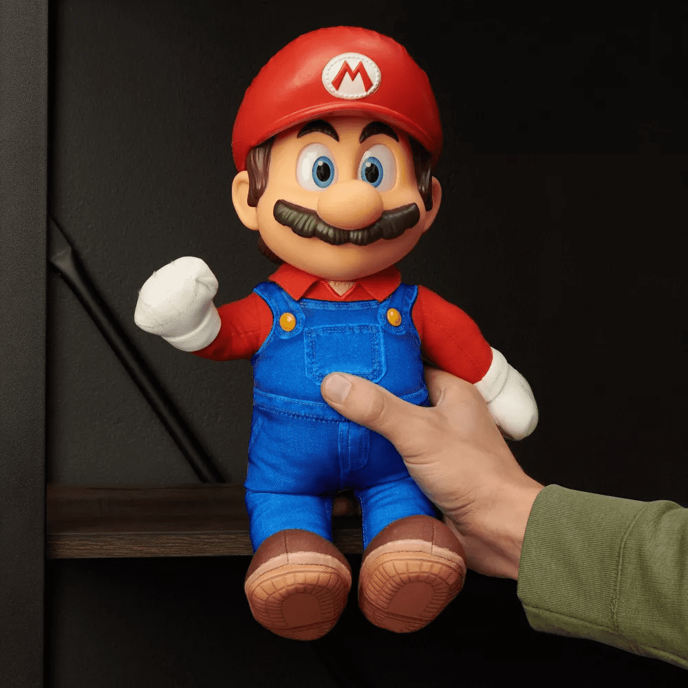 Nintendo The Super Mario Bros. Movie Mario Poseable Plush