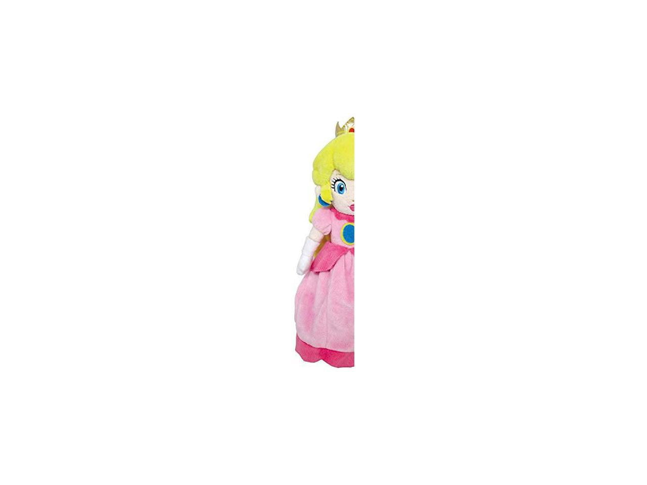 Little Buddy Super Mario All Star Collection 1418 Peach Stuffed Plush, 10.5" Multicolor