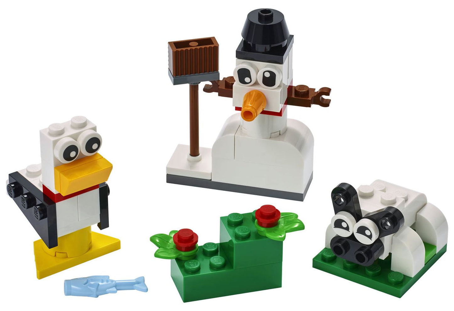 LEGO Classic Creative White Bricks 11012 Building Toy to Inspire Creative Play (60 Pieces)