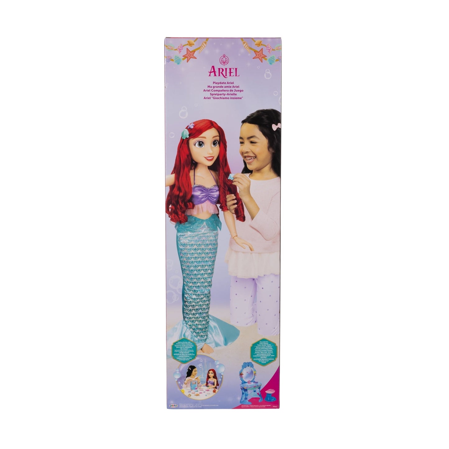 Disney Princess 32 inch Playdate Ariel Fashion Doll with Sharable Accessories