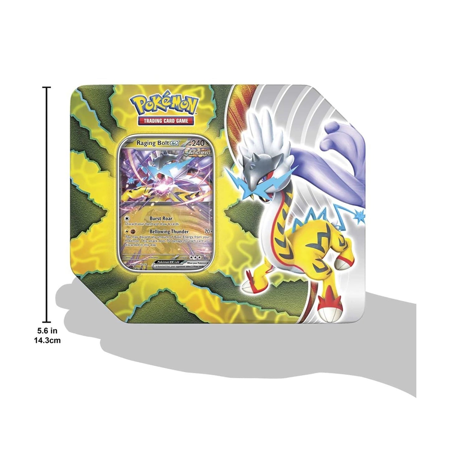 Pokemon Trading Card Games Paradox Destinies Raging Bolt ex Tin