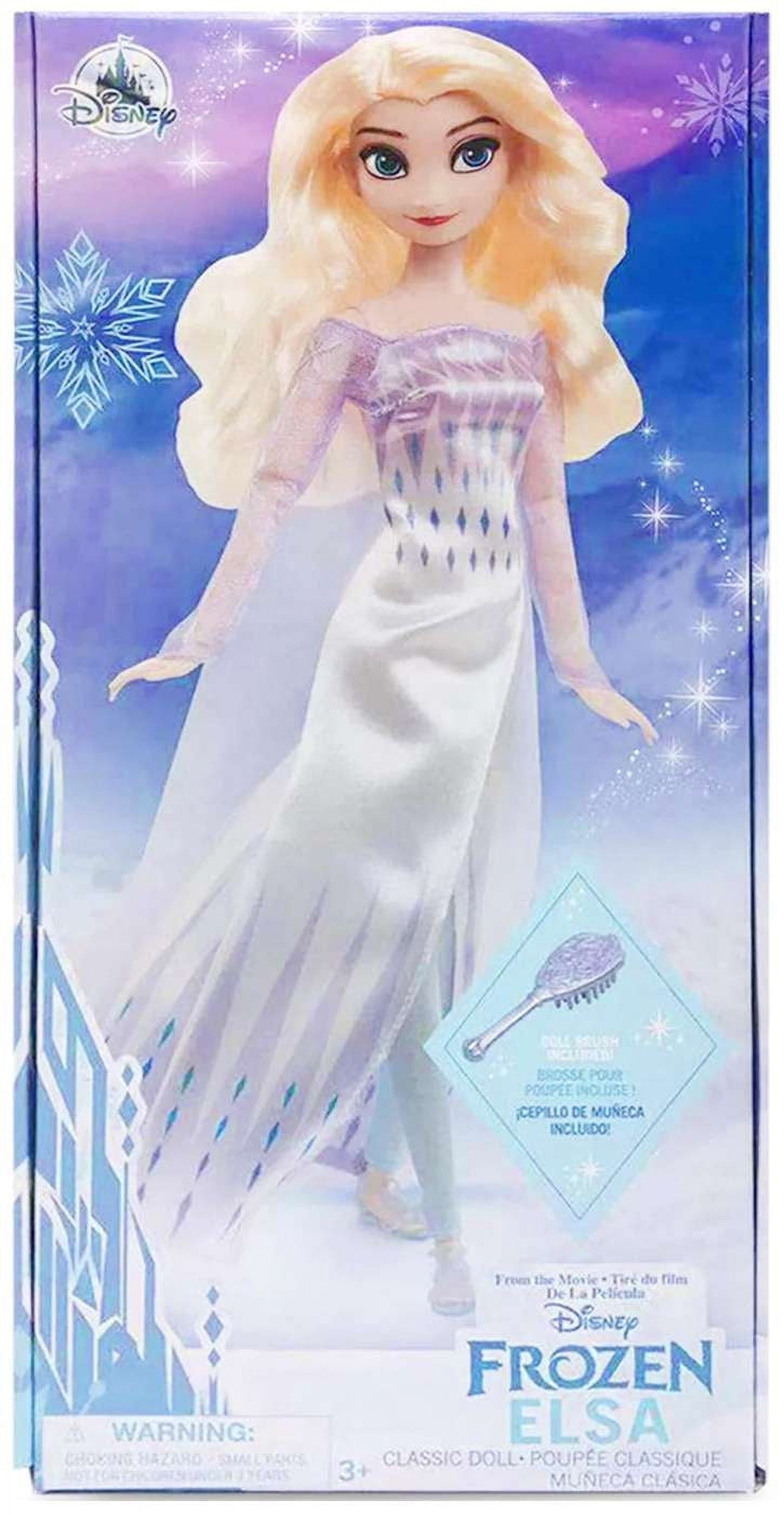 Disney Poseable Elsa Doll Plastic and Polyester Frozen