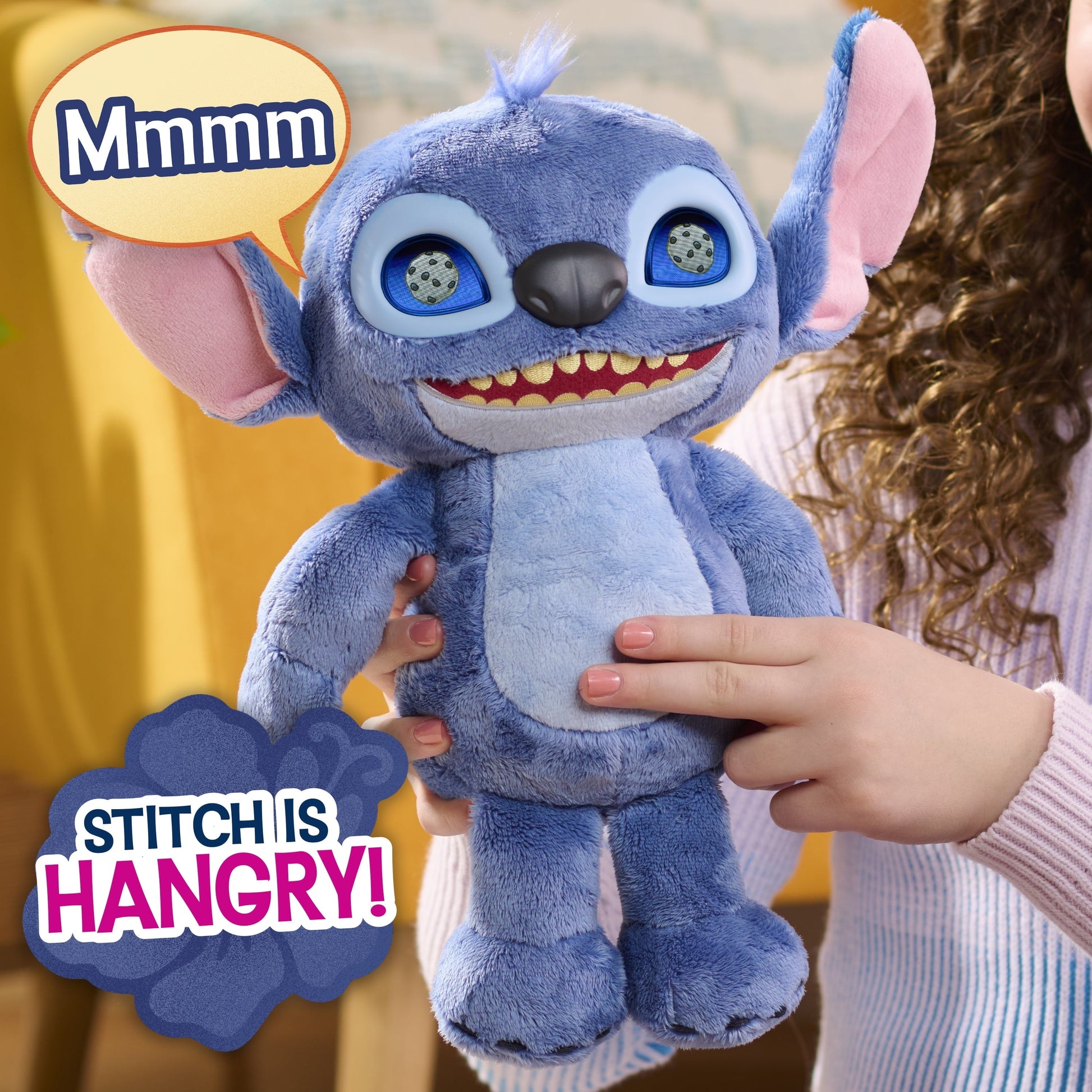 Disney Stitch Many Moods of Stitch Sounds and Phrases Interactive Plush, 14 in, Ages 3 and up