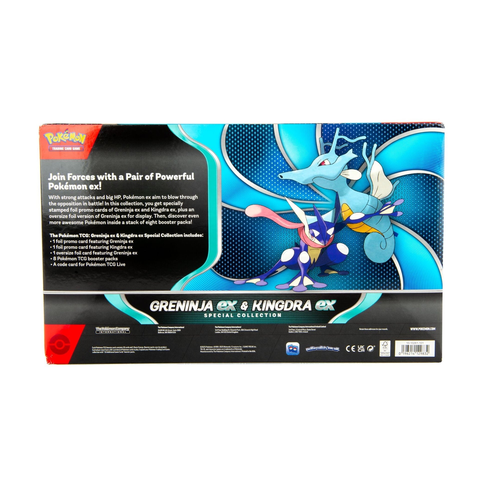 Pokemon Trading Card Game Greninja ex and Kingdra ex Special Collection Box