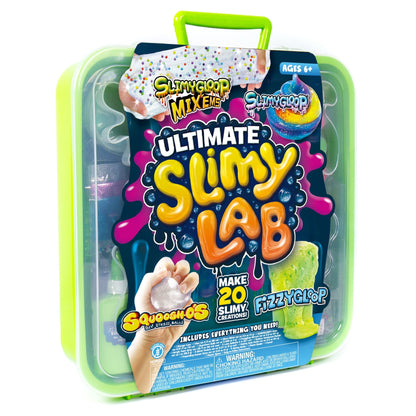 SLIMYGLOOP Ultimate Multicolor Slimy Laboratory, 4-in-1 DIY Slime Activity Kit for Kids, Makes Over 20 Slime Creations, Ages 6+