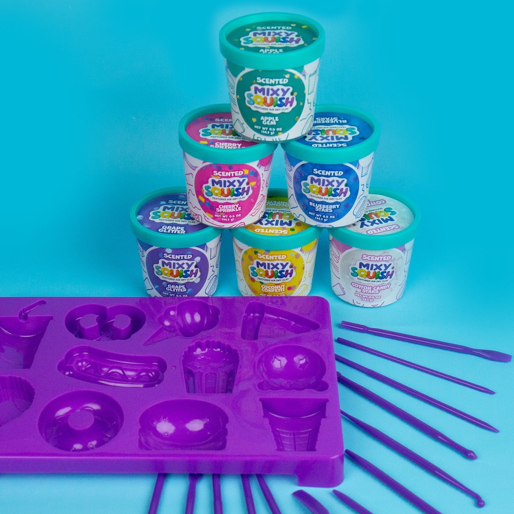 Mixy Squish Scented Mini Snack Shop, Air Dry Clay, Boys and Girl, Child, Ages 3+