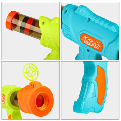 Hot Bee Shooting Game Toy for Kids Age 6-12 , 2 Air Pump & Shooting Target & 48 Foam, Indoor&Outdoor Play- Ideal Christmas Birthday Toy Gift for Boys 3+