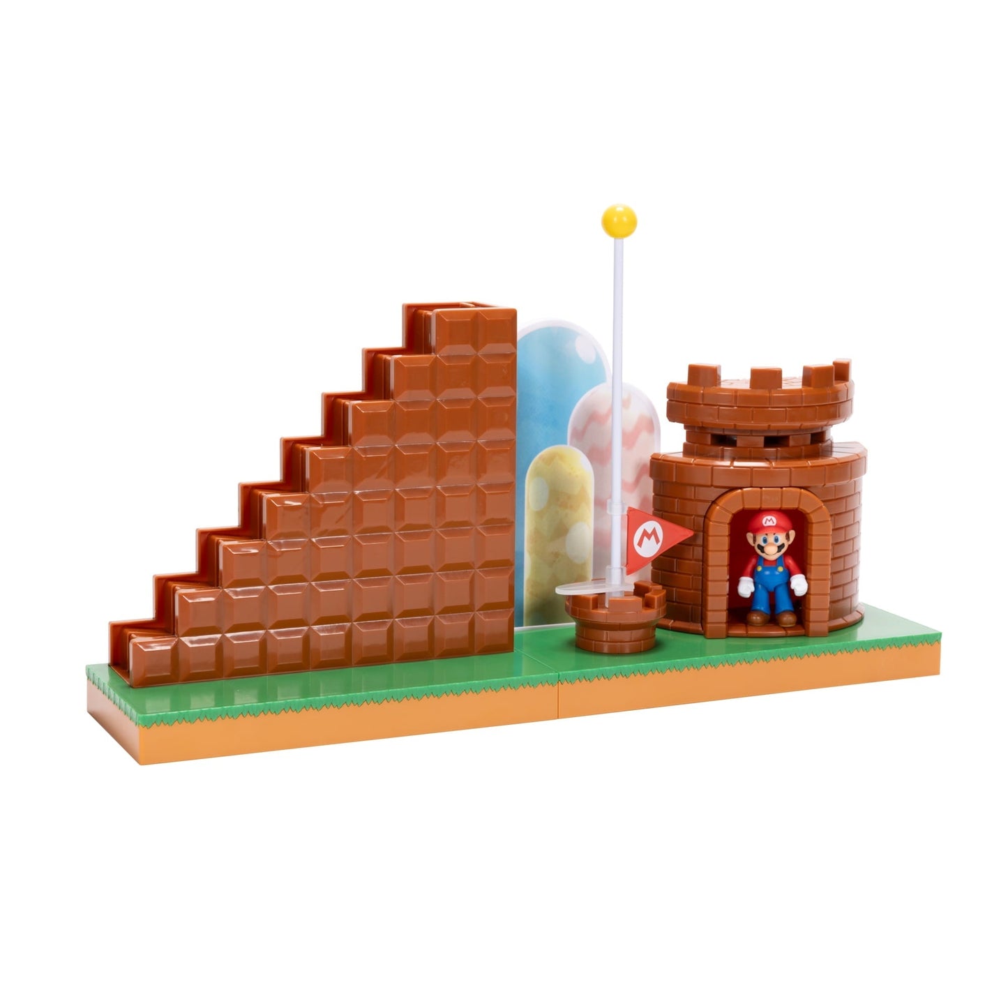 Nintendo Super Course Complete Playset Includes 2.5 inch Mario Action Figure