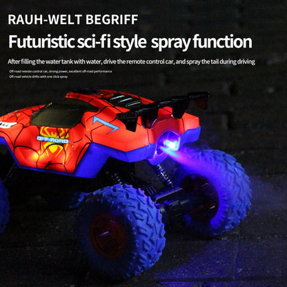 HNH 1:16 Monster Trucks Remote Control Car, 4WD Spider RC Car for Kids, RC Vehicle with Two Battery