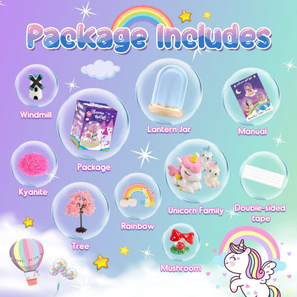 Unicorn Gifts for Girls Age 3-9, Craft Kits for Kids Girls Ages 6-8, Unicorn Toys for 3 4 5 6 7 8 Years Old Girls, Kids Night Light, Gifts for 6-12 Year Old Girls