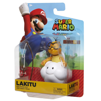 Nintendo Super Mario Lakitu 4 Articulated Figure with Fishing Pole