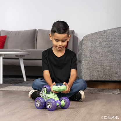 Jada Marvel Hulk Stunt RC Car with 5-Wheel Drift and Turbo USB