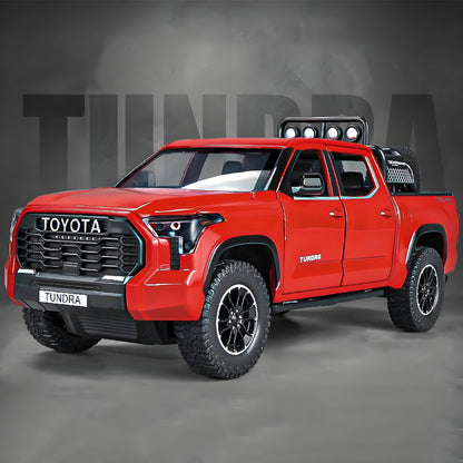 Anmyjuly 1/24 Scale Pickup Truck Toy Car Metal Die-Casting Model,Suitable for Boys as a Gift,Red