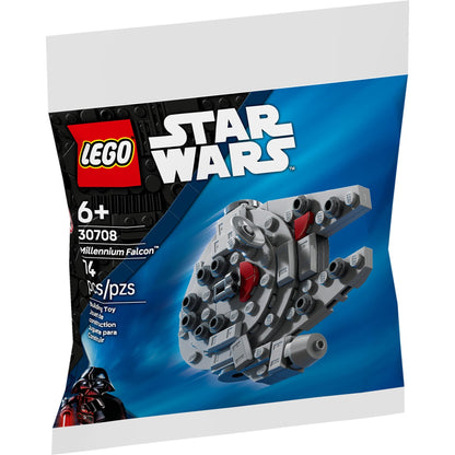 LEGO Star Wars Millennium Falcon Mini-Build - Space Ship Building Toy for Kids, Ages 6+ - 30708