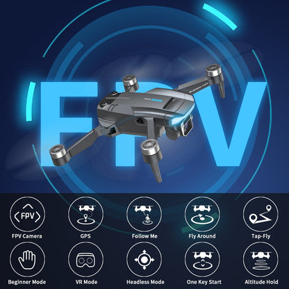 GPS Drone F194 with Camera for Adults 4K , AUOSHI Foldable Drone for Beginners with Auto Return Home, Optical Flow Positioning, Follow Me, Brushless Motor, 2 Batteries