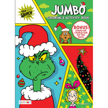 Dr. Seuss How The Grinch Stole Christmas Jumbo Coloring & Activity Book, 64-pages, by Bendon, Paperback