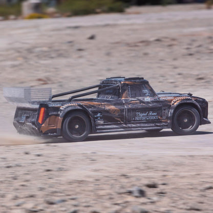 ARRMA RC Truck 1/8 INFRACTION 4X4 3S BLX 4 Wheel Drive All-Road Street Bash Resto-Mod Truck RTR Batteries and Charger Not Included Gold ARA4315V3T1 Trucks Electric RTR Other