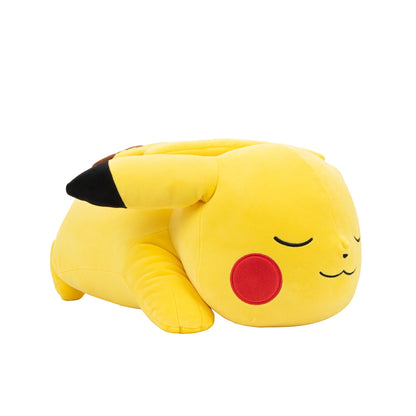 Pokemon 18” Plush Sleeping Pikachu - Cuddly- Must Have for Pokémon Fans- Plush for Traveling, Car Rides