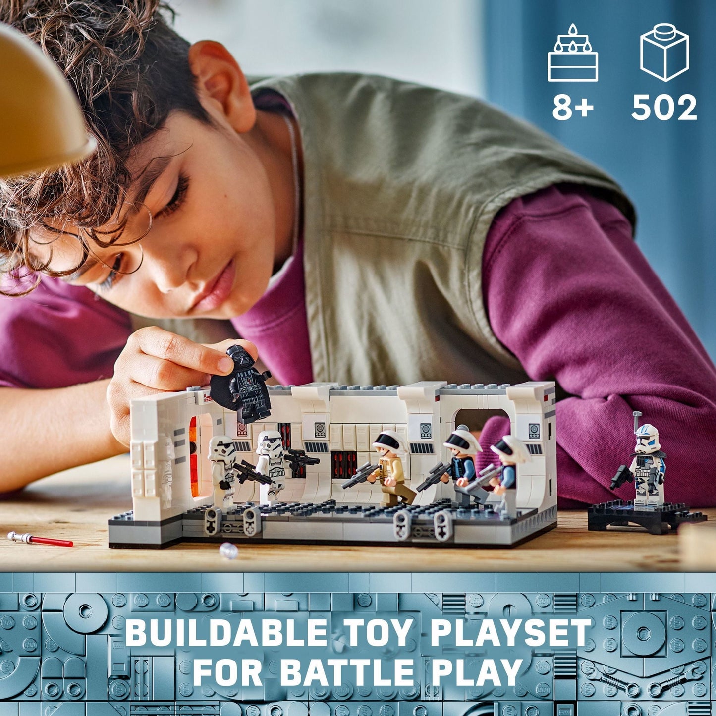 LEGO Star Wars: A New Hope Boarding the Tantive IV Fantasy Toy, Collectible Star Wars Toy with Exclusive 25th Anniversary Minifigure Clone Trooper Fives, Gift Idea for Kids Ages 8 and Up, 75387