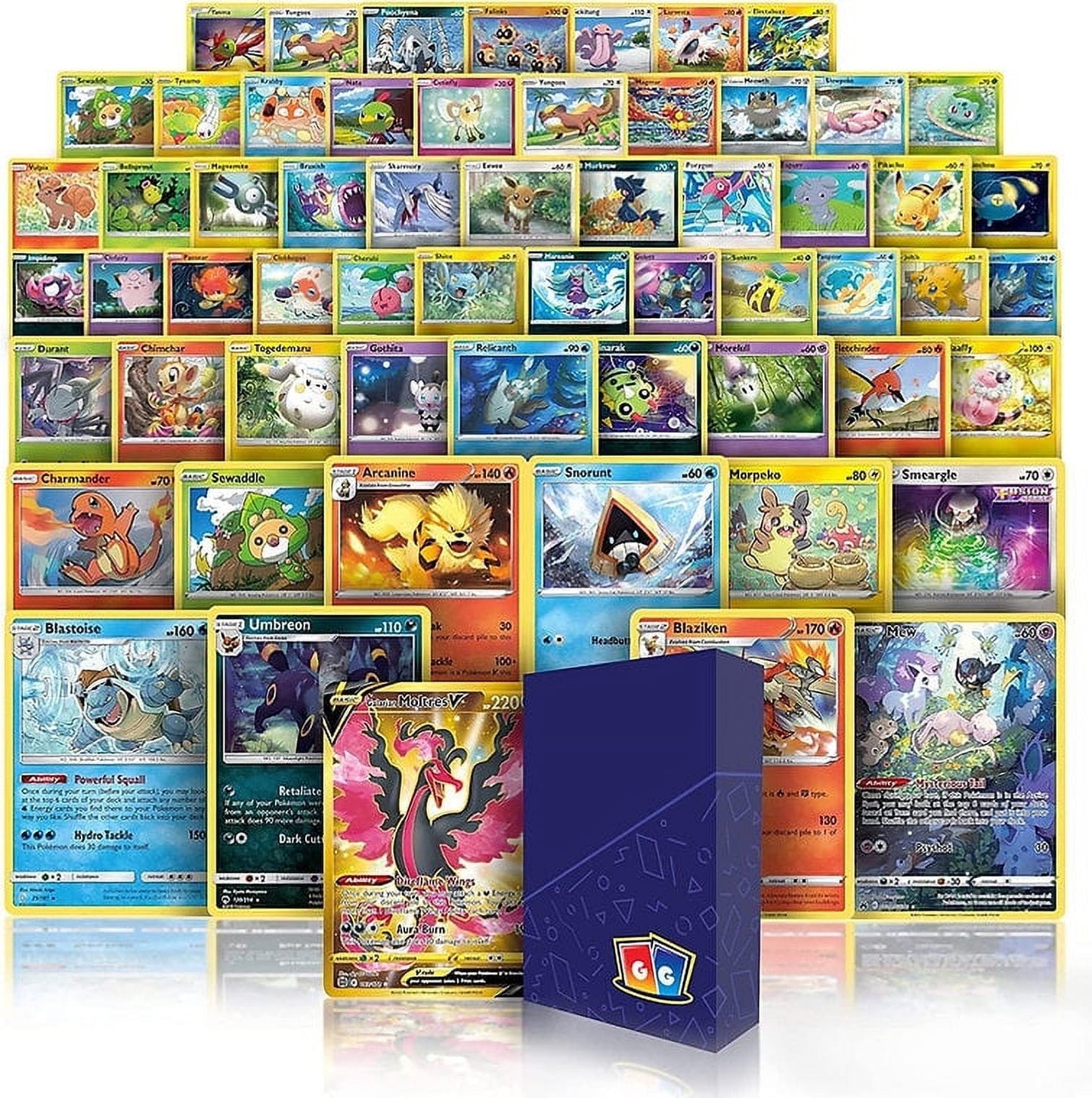 1x Ultra Rare Battle Bundle | 60+ Cards Including 5 Holo or Rare Cards | GG Box