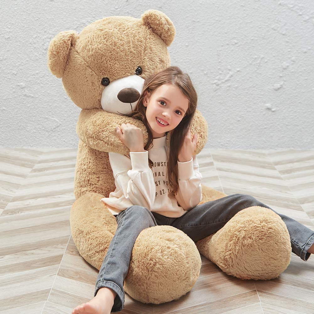 MorisMos Giant Teddy Bear 4ft Stuffed Animal Soft Big Stuffed Bear Plush Toy