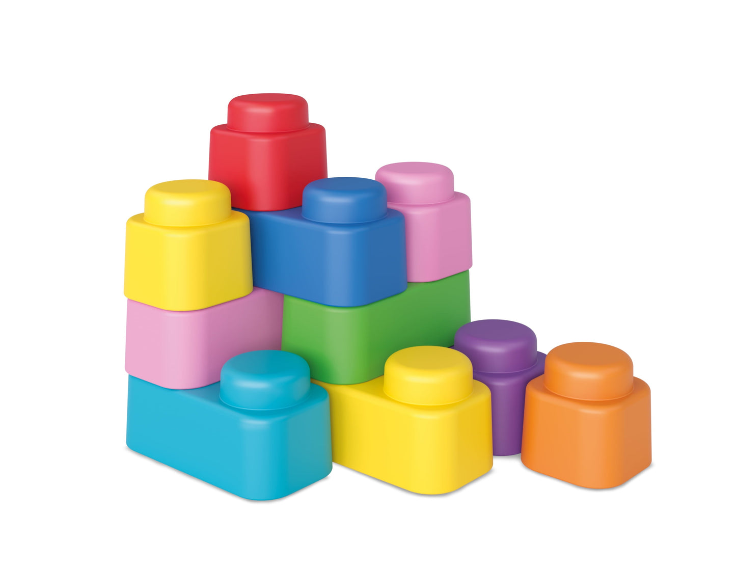 Little Tikes Soft Blocks Set, 10 Pieces, Toddler