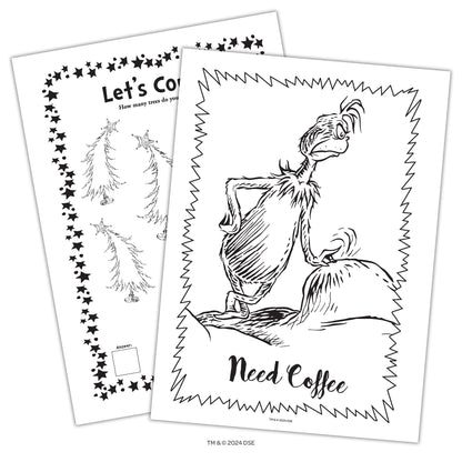 Dr. Seuss How The Grinch Stole Christmas Jumbo Coloring & Activity Book, 64-pages, by Bendon, Paperback
