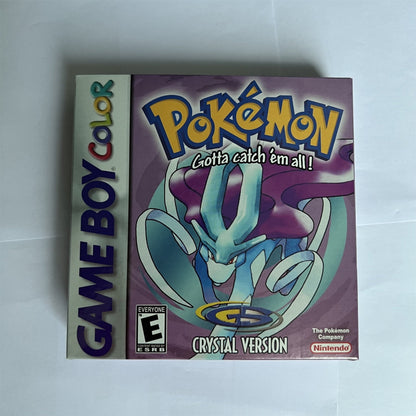 Pokemon Crystal Version - Game Boy Color - Game Cartridge and Box US Version (No Manual)