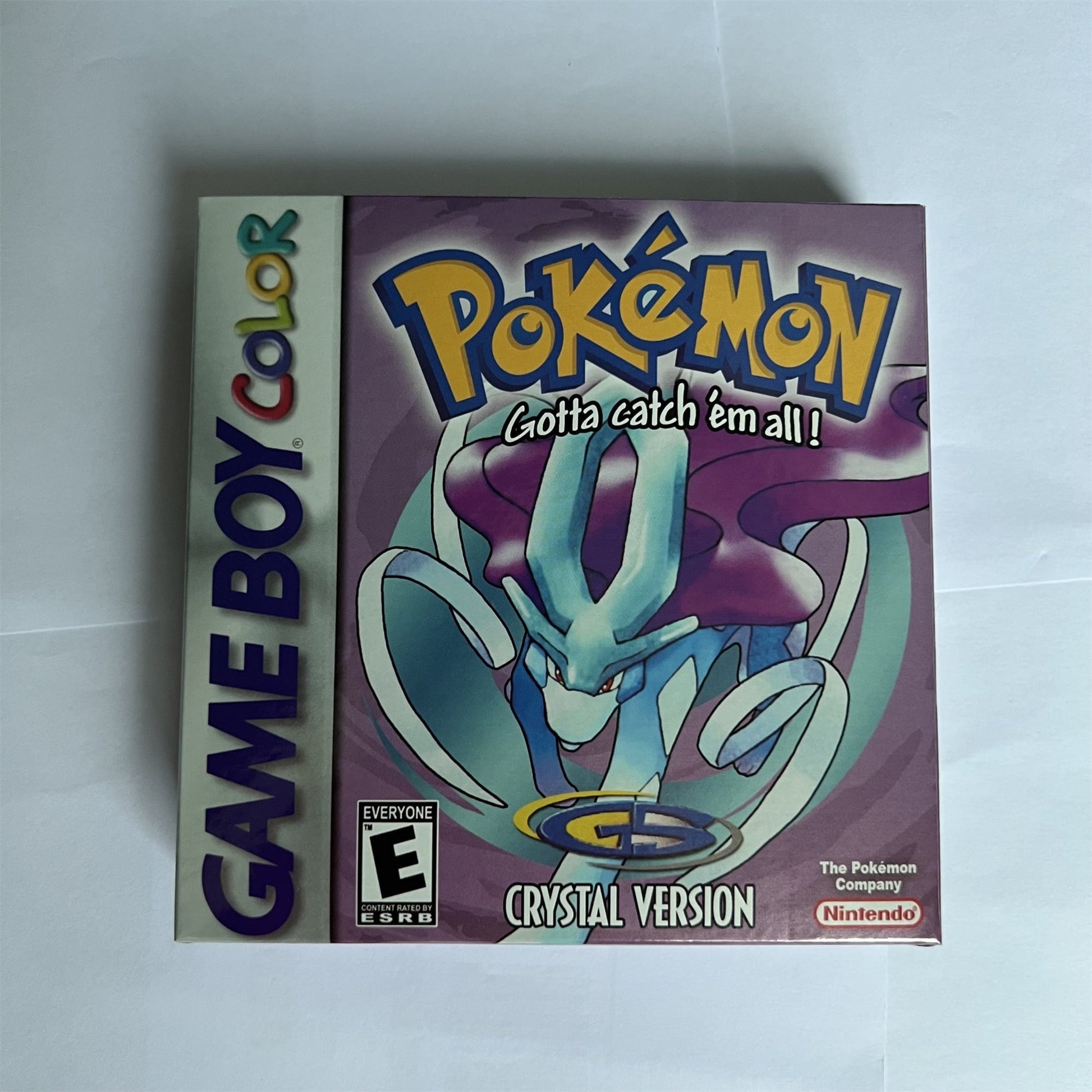 Pokemon Crystal Version - Game Boy Color - Game Cartridge and Box US Version (No Manual)