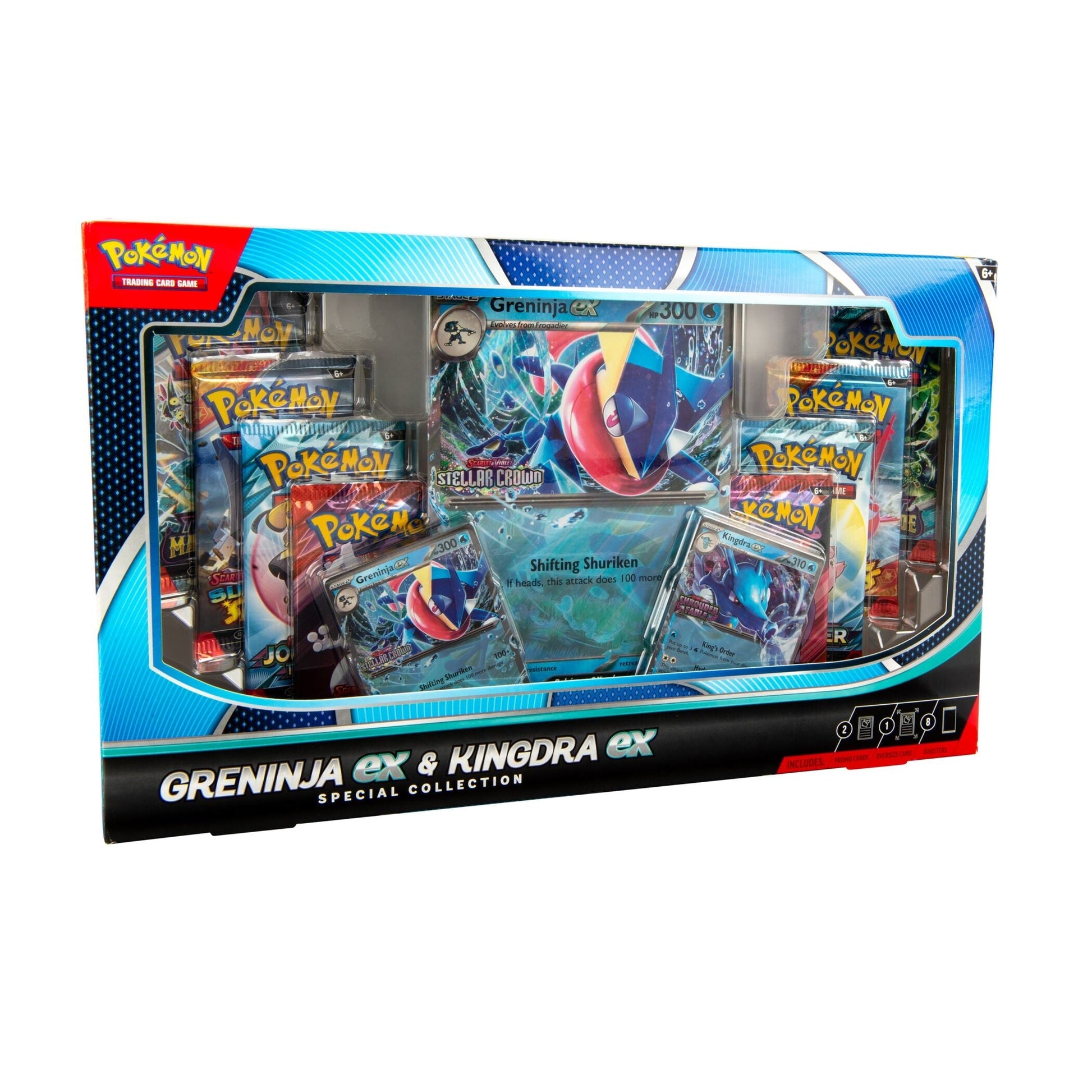 Pokemon Trading Card Game Greninja ex and Kingdra ex Special Collection Box
