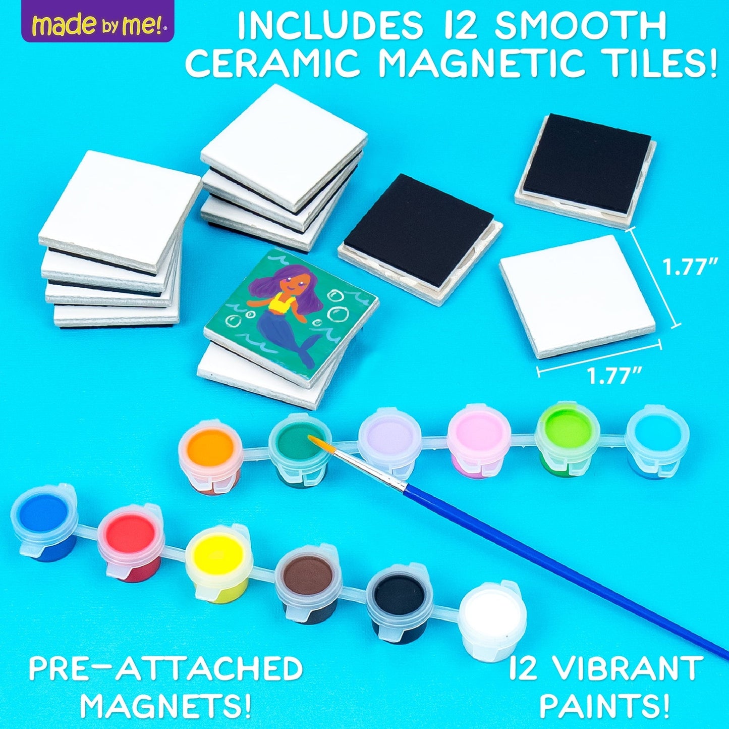 Made By Me Paint Your Own Magnetic Tile Art