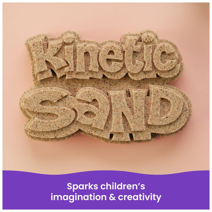 Kinetic Sand, 3lbs Beach Play Sand, Moldable Sensory Toys for Kids, Resealable Bag (Packaging May Vary), for Ages 3 and up