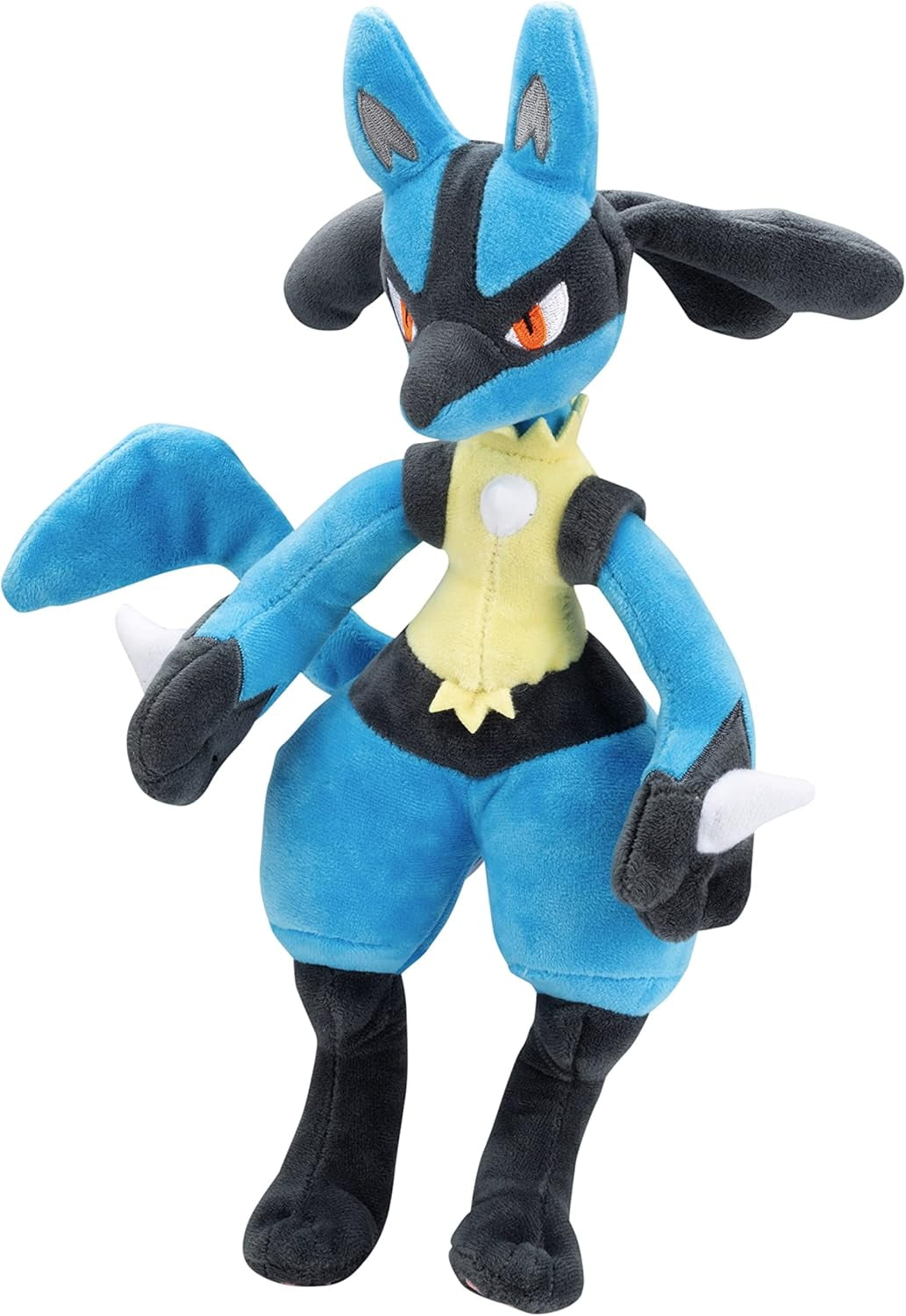 Pokemon 12" Large Lucario Plush - Officially Licensed - Generation IV Figure - Quality Soft Stuffed Animal Toy - Gift for Kids, Boys, Girls - 2+