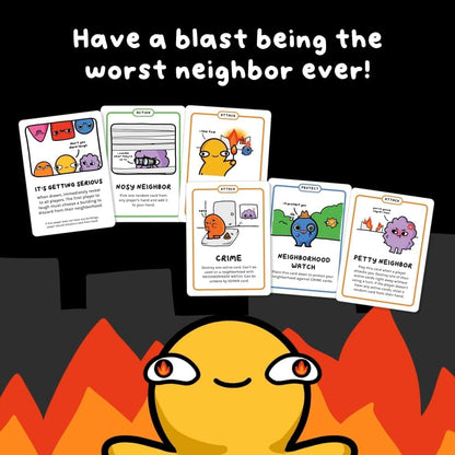 FamBam Games Not So Neighborly Card Game, Ages 7+, Perfect for Game Nights (Walmart Exclusive)