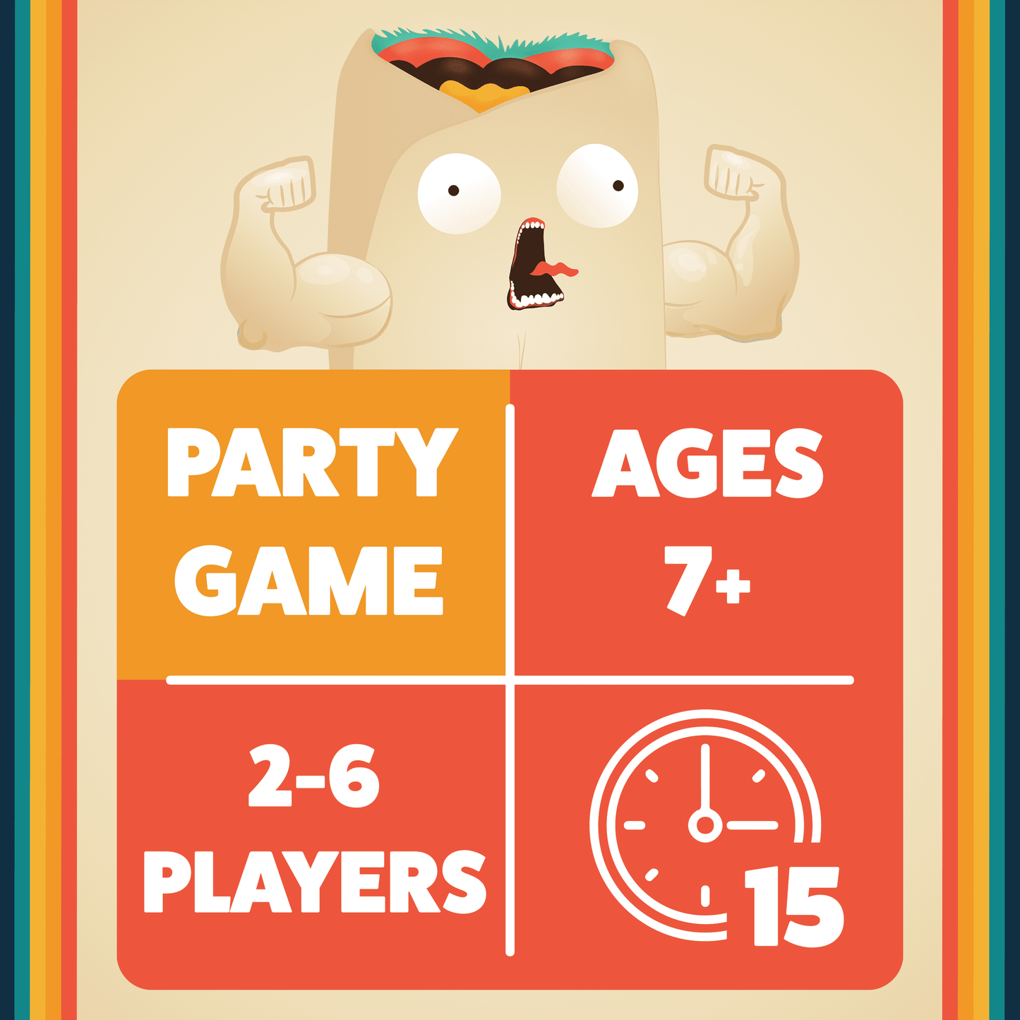 Throw Throw Burrito Official Replacement Burritos Party Game from Exploding Kittens