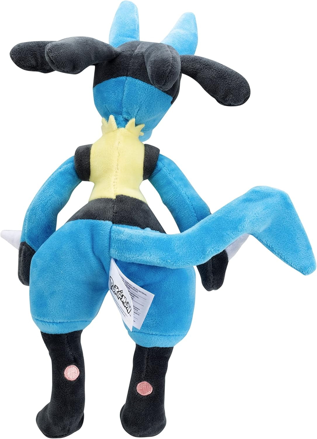 Pokemon 12" Large Lucario Plush - Officially Licensed - Generation IV Figure - Quality Soft Stuffed Animal Toy - Gift for Kids, Boys, Girls - 2+