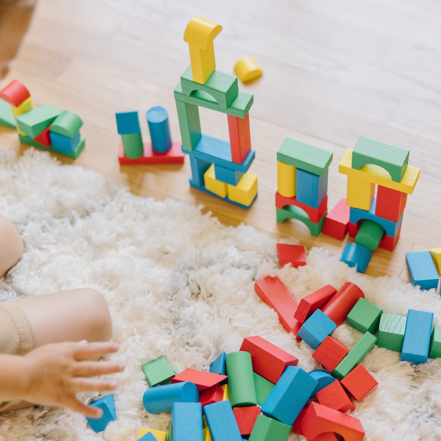 Melissa & Doug 100 Wood Blocks