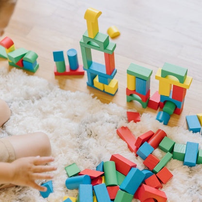 Melissa & Doug 100 Wood Blocks