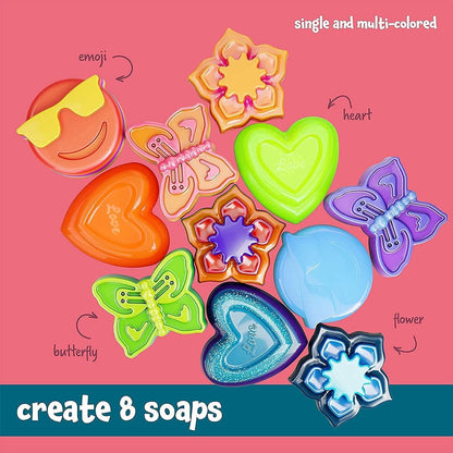 Dan&Darci Soap Making Kit for Kids - Kids Crafts Science Project Toys - Gifts for Girls and Boys Ages 6-12 - Craft Activity Gift for Age 6, 7, 8, 9, 10, 11 & 12 Year Old Girl - Kid DIY Soap Kits