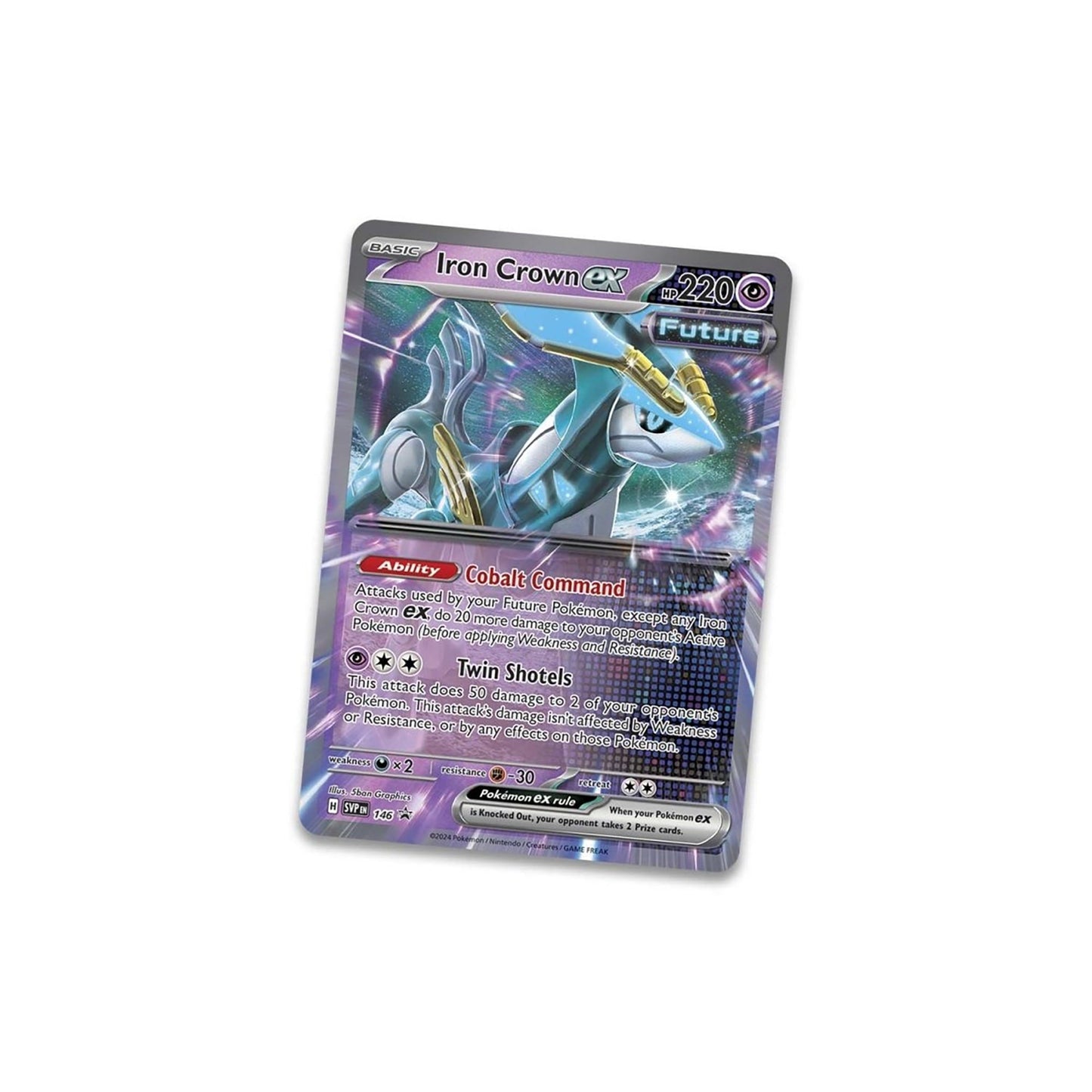 Pokemon Trading Card Games Paradox Destinies Iron Crown ex Tin