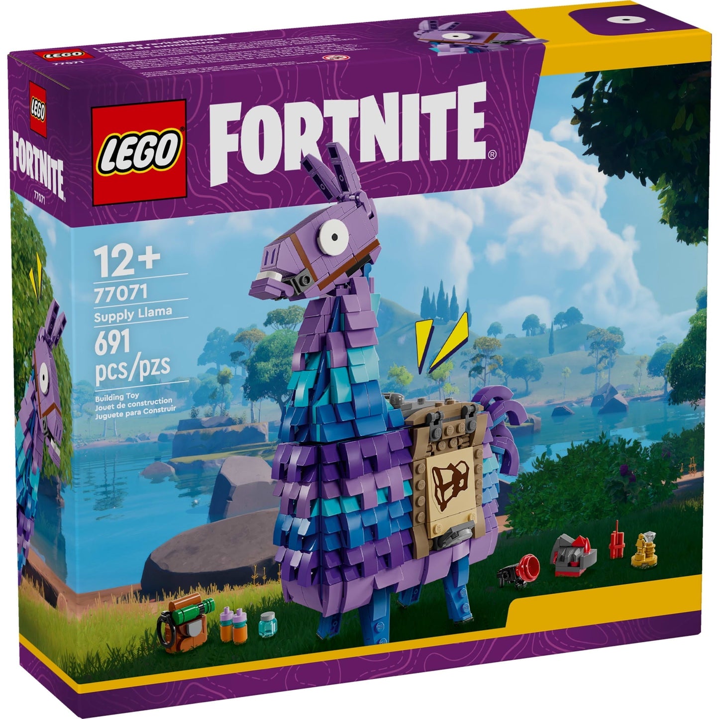 LEGO Fortnite Supply Llama Building Set - Kids Toy for Gamers, Ages 12+ - Display Model, Collectible Fortnite Toy - Gift for Christmas- 77071