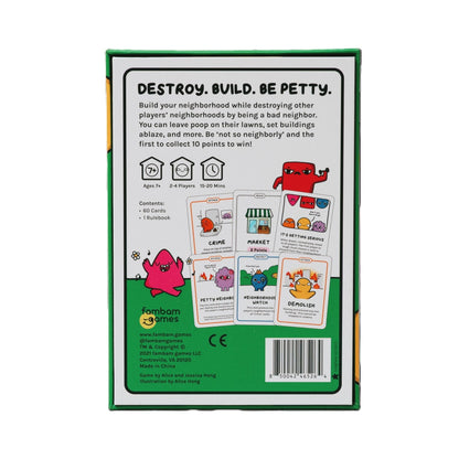 FamBam Games Not So Neighborly Card Game, Ages 7+, Perfect for Game Nights (Walmart Exclusive)