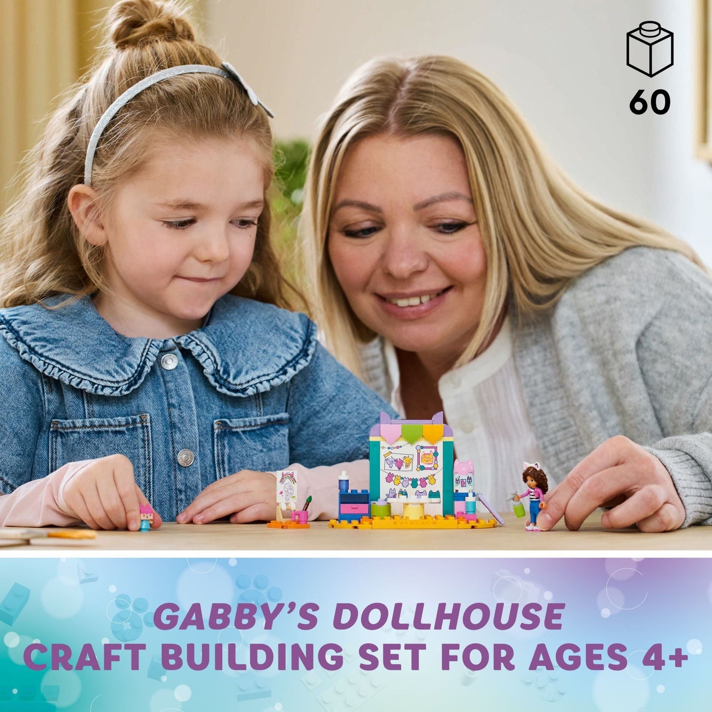 LEGO Gabby’s Dollhouse Crafting with Baby Box Pretend Playset for Kids, Creative Painting Crafting Toy, Learning Toy for Girls and Boys Ages 4 and Up, Includes Gabby's Dollhouse Figure, 10795