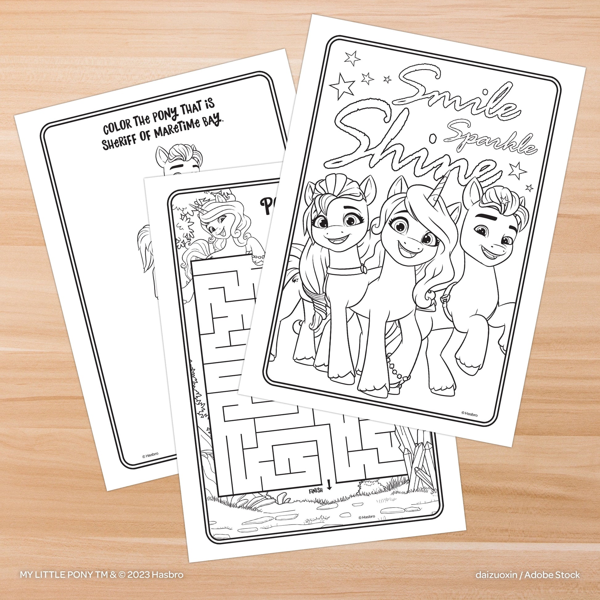 My Little Pony Jumbo Coloring Book, 64 Pages by Bendon ISBN: 09781690256519