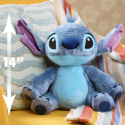 Disney Stitch Plush Toy, 14 in, Ages 2 and up