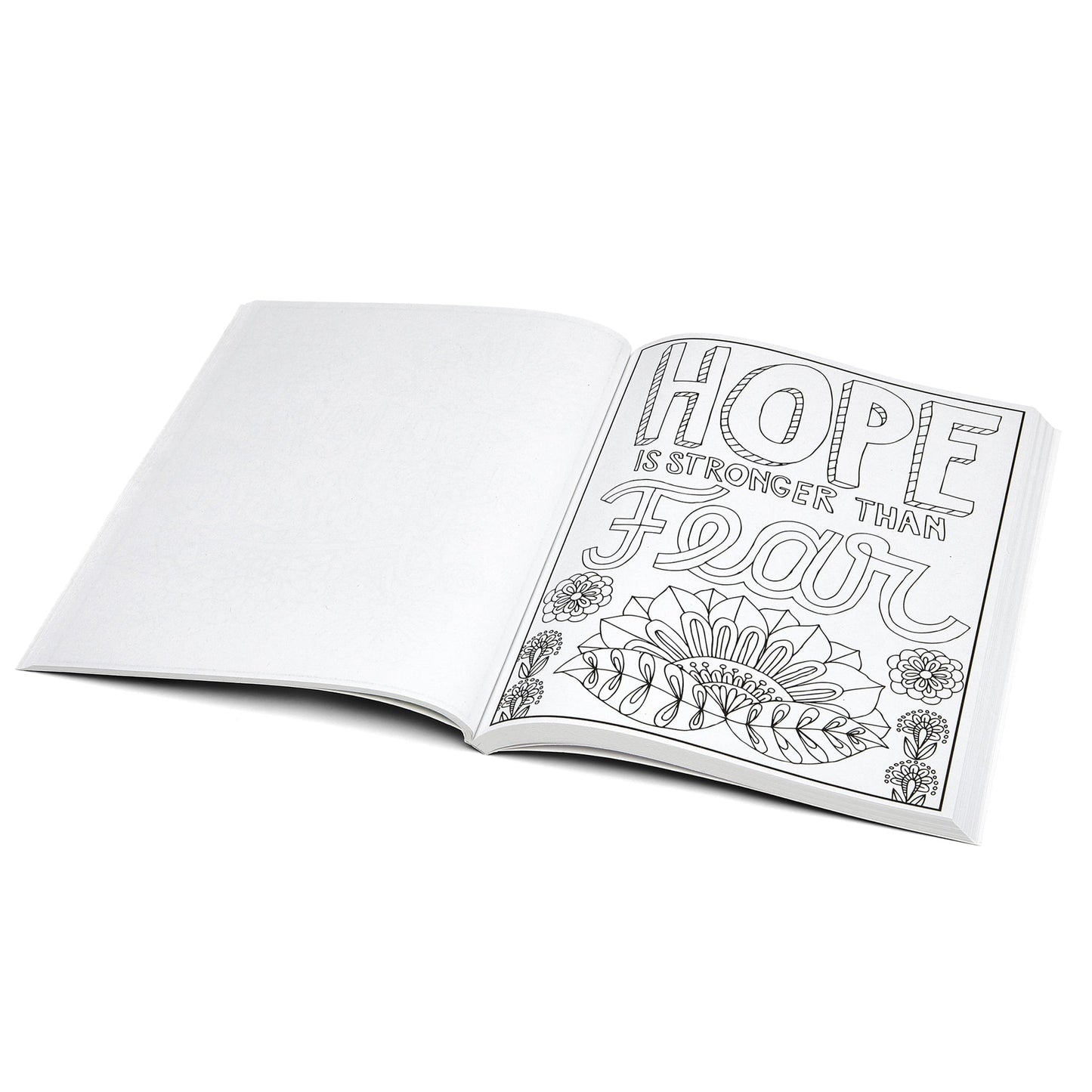 Cra-Z-Art: Timeless Creations, Words of Wonder New Adult Coloring Book, 64 Pages