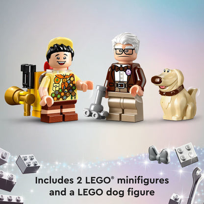 LEGO Disney and Pixar ‘Up’ House 43217 Disney 100 Celebration Classic Building Toy Set for Kids and Movie Fans Ages 9+, A Fun Gift for Disney Fans and Anyone Who Loves Creative Play