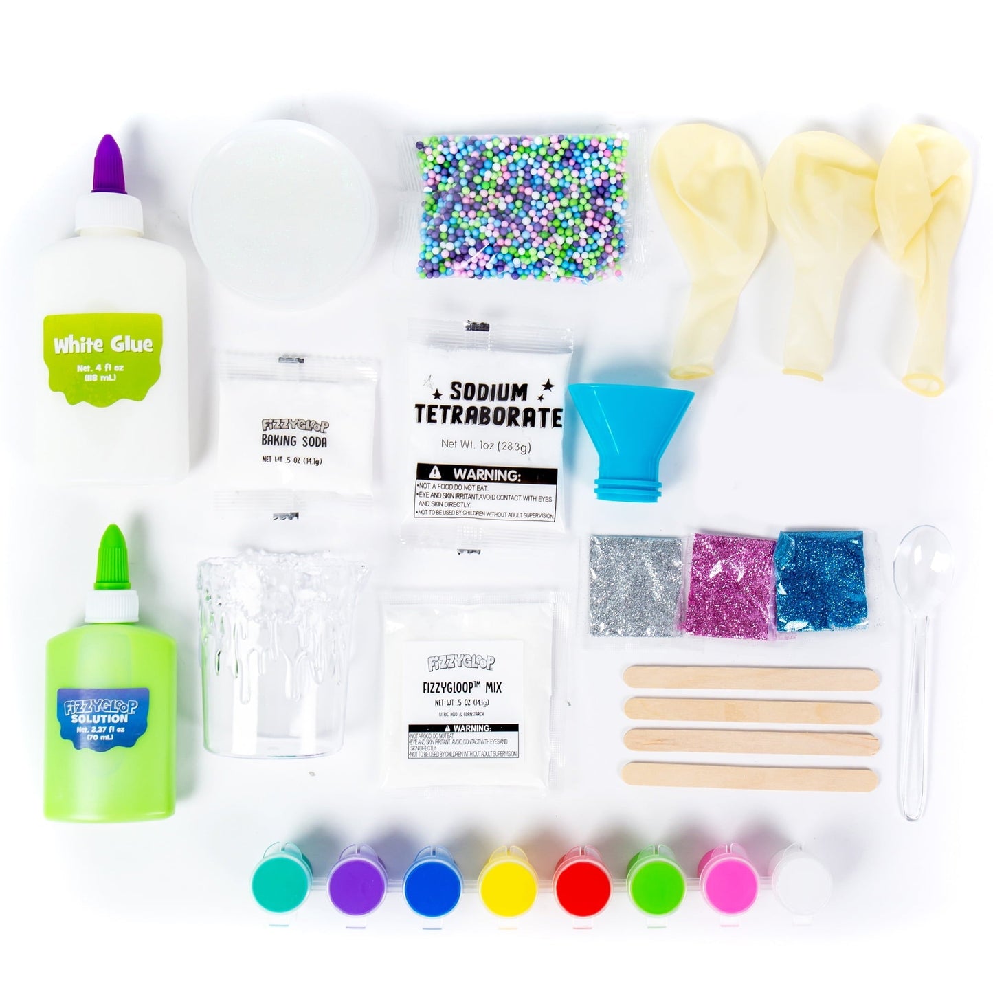 SLIMYGLOOP Ultimate Multicolor Slimy Laboratory, 4-in-1 DIY Slime Activity Kit for Kids, Makes Over 20 Slime Creations, Ages 6+