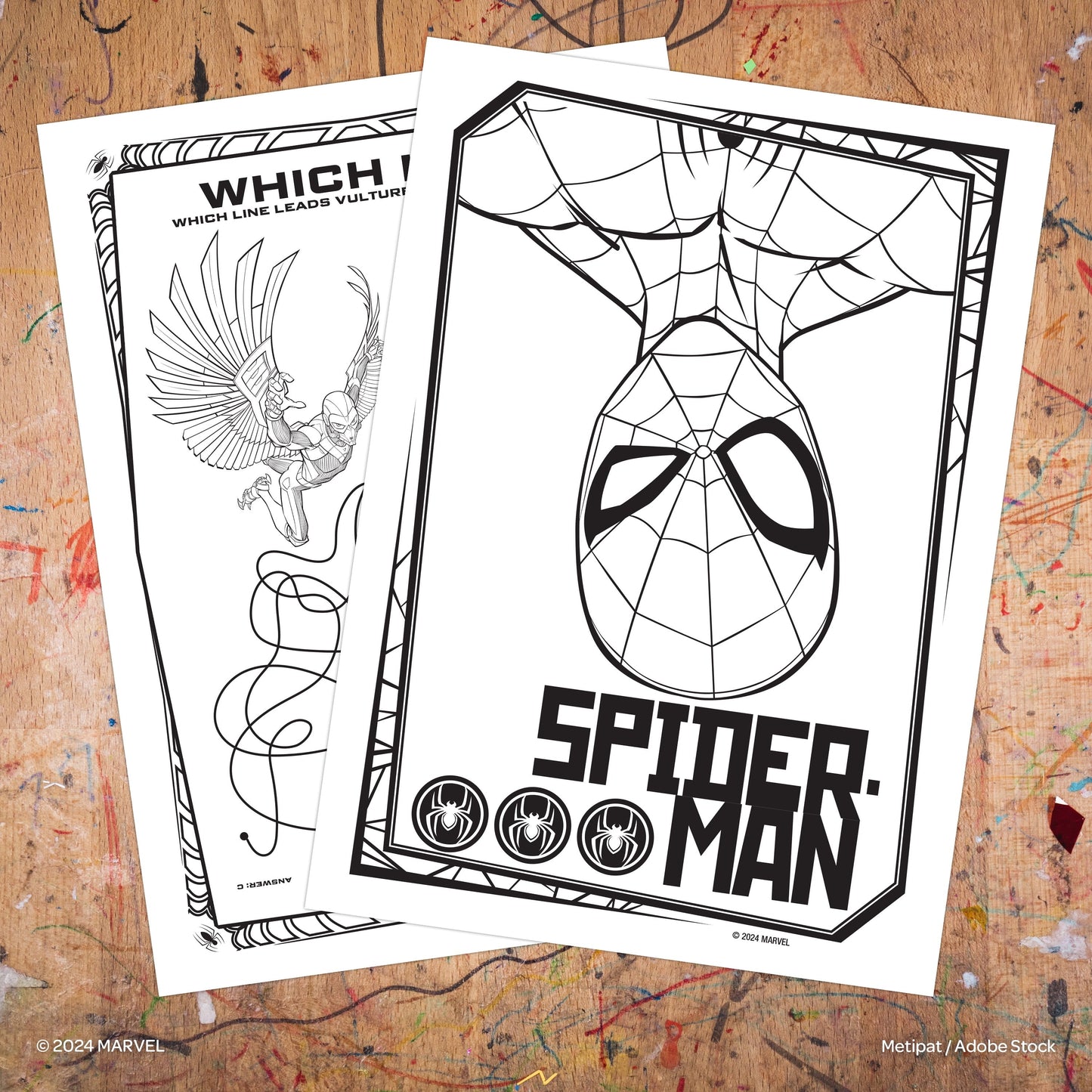 Marvel Spiderman 48 Page Coloring & Activity Book, by Bendon, paperback