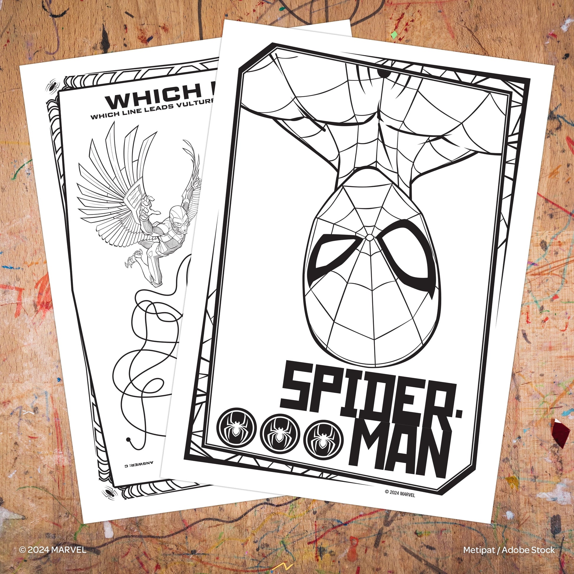 Marvel Spiderman 48 Page Coloring & Activity Book, by Bendon, paperback